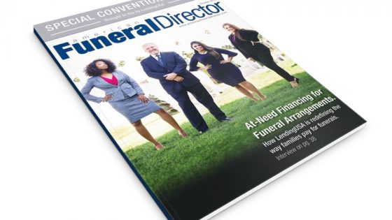 American Funeral Director Cover Issue – At-Need Financing for Funeral Arrangements